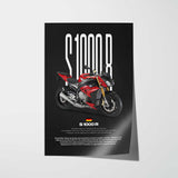 2014-2016 S1000R Motorcycle Poster