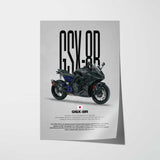 GSX-8R Motorcycle Poster