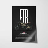FTR Rally Motorcycle Poster