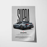 GR Supra Car Poster