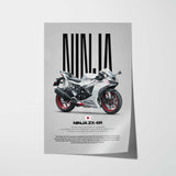 2025 Ninja ZX-6R Motorcycle Poster