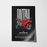 2011-2012 Daytona 675 Motorcycle Poster