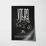 2015-2018 YZF-R3 Motorcycle Poster