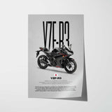 2015-2018 YZF-R3 Motorcycle Poster