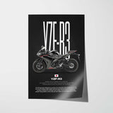 2015-2018 YZF-R3 Motorcycle Poster