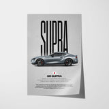 GR Supra Car Poster