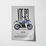 2015-2018 YZF-R3 Motorcycle Poster