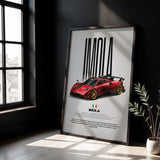 Imola Car Poster