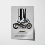 2019 HP4 Race Motorcycle Poster