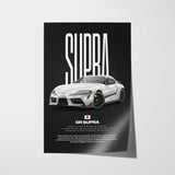 GR Supra Car Poster