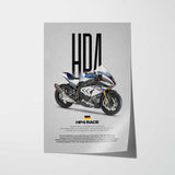 2019 HP4 Race Motorcycle Poster