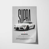 GR Supra Car Poster