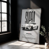 GR Supra Car Poster