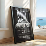 GR Supra Car Poster