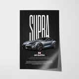 GR Supra Car Poster