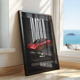 Imola Car Poster