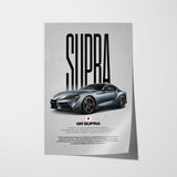 GR Supra Car Poster
