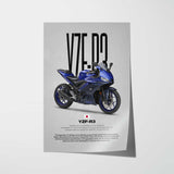 2019-2024 YZF-R3 Motorcycle Poster