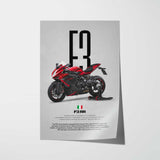 F3 RR Motorcycle Poster