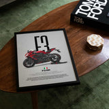 F3 RR Motorcycle Poster