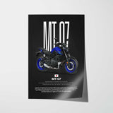 2021-2024 MT-07 Motorcycle Poster