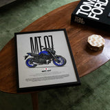 2021-2024 MT-07 Motorcycle Poster