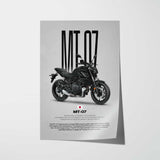 2021-2024 MT-07 Motorcycle Poster