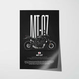 2021-2024 MT-07 Motorcycle Poster