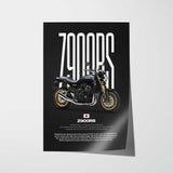 Z900RS Motorcycle Poster
