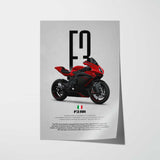 F3 RR Motorcycle Poster