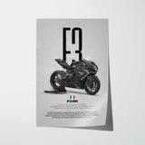 F3 RR Motorcycle Poster