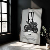 F3 RR Motorcycle Poster