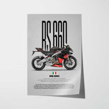 2021-2024 RS660 Motorcycle Poster
