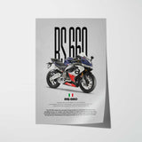 2021-2024 RS660 Motorcycle Poster