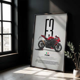 F3 RR Motorcycle Poster