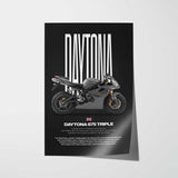2006 Daytona 675 Triple Motorcycle Poster