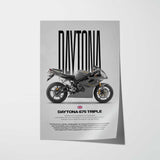 2006 Daytona 675 Triple Motorcycle Poster