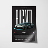 Bugatti Divo Poster