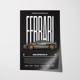 Ferrari 458 Speciale Poster