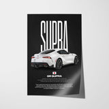 GR Supra Car Poster