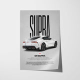GR Supra Car Poster