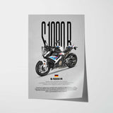 2020-2024 S1000R Motorcycle Poster