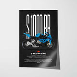 2011-2014 S1000RR Motorcycle Poster