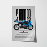 2011-2014 S1000RR Motorcycle Poster