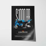 2011-2014 S1000RR Motorcycle Poster