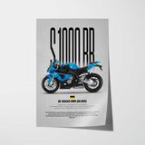 2011-2014 S1000RR Motorcycle Poster