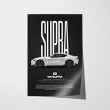 GR Supra Car Poster