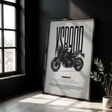 2022-2025 XSR900 Motorcycle Poster