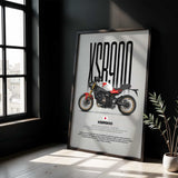 2022-2025 XSR900 Motorcycle Poster