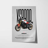 2022-2025 XSR900 Motorcycle Poster